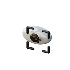 3D Eye Scan Illustration