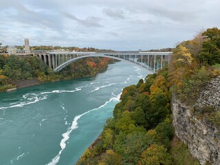 view of the bridge over the river