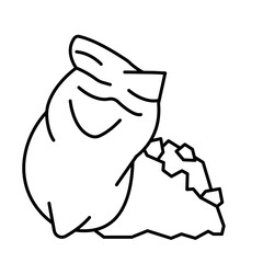 Wheat sack Color Vector Icon which can easily modify

