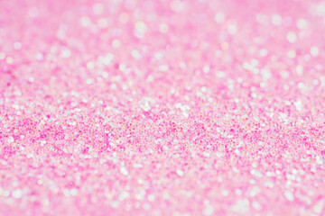 Pink glitter texture background..