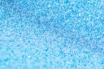 Obraz premium Blue glitter texture background..