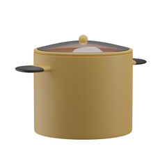 3D Stockpot Illustration
