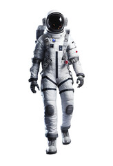 Space suits isolated on transparent background.  Ai generated.
