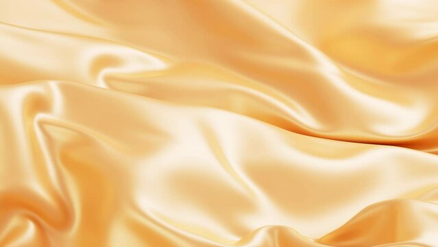 Abstract gold fabric silk texture background, 3d rendering.
