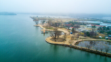Obraz premium view of river side