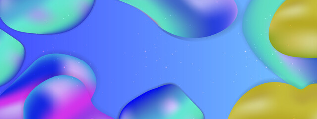 Vector modern colorful colourful abstract background with fluid shapes