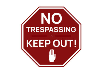 private property sign, restricted area, authorised personnel only. video surveillance area. keep out sign. no trespassing. staff only. do not enter. no access. warning . closed. do not cross. danger