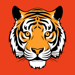 Tiger Head Vector