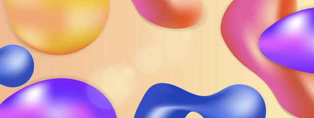 Vector colorful colourful gradient liquid background