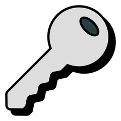 Premium download icon of key 