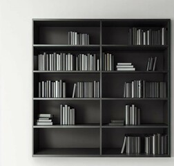 Bookshelf for advertisements