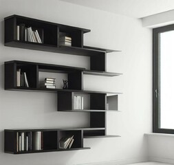 Bookshelf for advertisements
