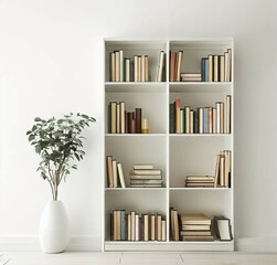 Bookshelf for advertisements