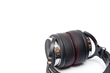 Fototapeta premium Professional studio headphones for DJs and lovers of quality music.