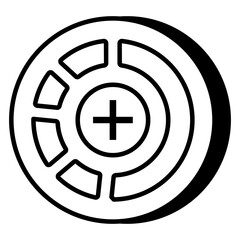 An icon design of add sign