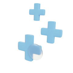 Fototapeta premium 3D Features Illustration