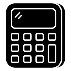 Trendy design icon of calculator 