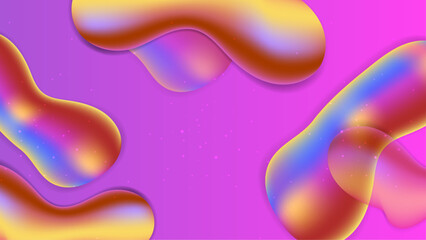 Vector modern colorful colourful abstract background with fluid shapes