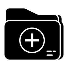 Fototapeta premium A unique design icon of new folder 