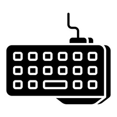 Editable design icon of keyboard 