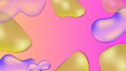 Vector modern colorful colourful abstract background with fluid shapes