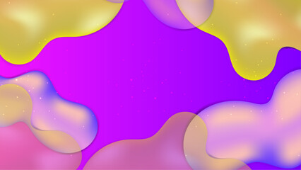 Vector abstract colorful colourful gradient background with fluid shapes