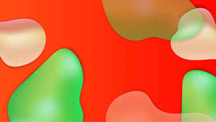 Vector colorful colourful liquid shapes background