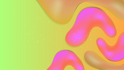 Vector gradient colorful colourful fluid shapes background