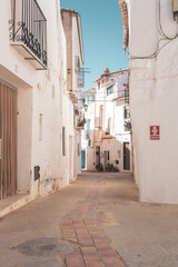 narrow street in the old town