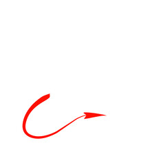 Red Devil Tail Vector 