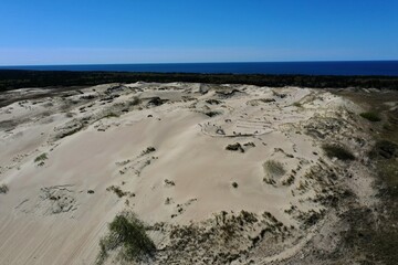 Negyvosios kopos, dunes, dead dunes at Neringa, Lithuanua
