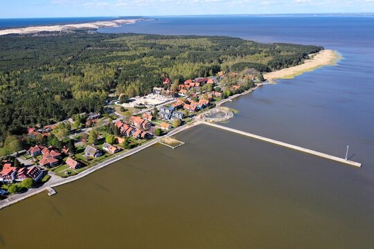 Birdsview on Pervalka, Nida island, Lithuania