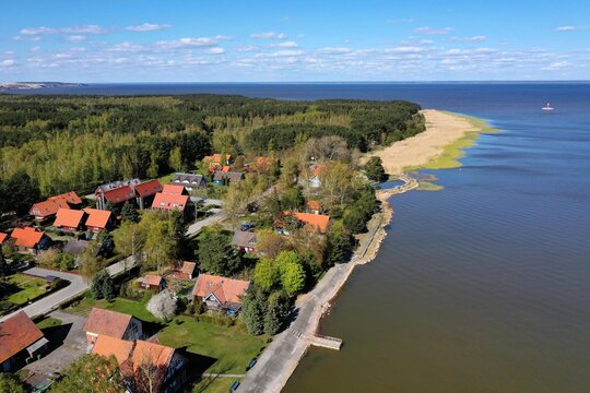 Birdsview on Pervalka, Nida island, Lithuania