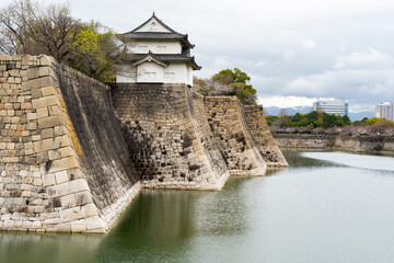 Osaka Castle Moat Side