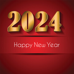 2024 Happy New Year background.
