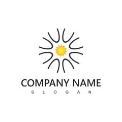 Creative Sun Logo , Sun Icon