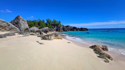 Bermuda Island tropical coastal landscape