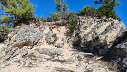 Bermuda Island tropical coastal landscape
