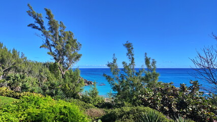 Bermuda Island tropical coastal landscape