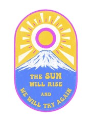 Motivational Poster with Positive Quote