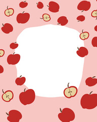 fruit greeting card design