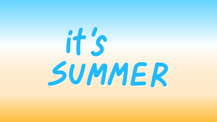 Summer  hand drawn  ,hand drawn elements , flat Modern design isolated on white background ,Vector illustration EPS 10