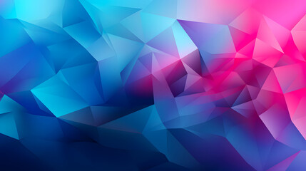 Blue and pink abstract background with lot of different shapes and sizes. Generative AI.