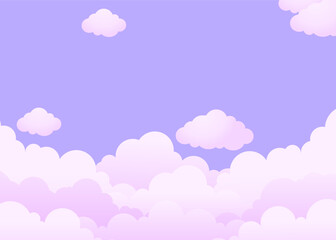 background design with the concept of sky with clouds