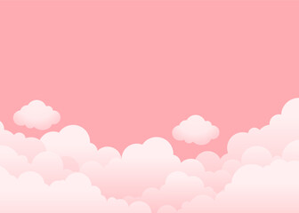 background design with the concept of sky with clouds