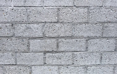 Texture of a white brick wall