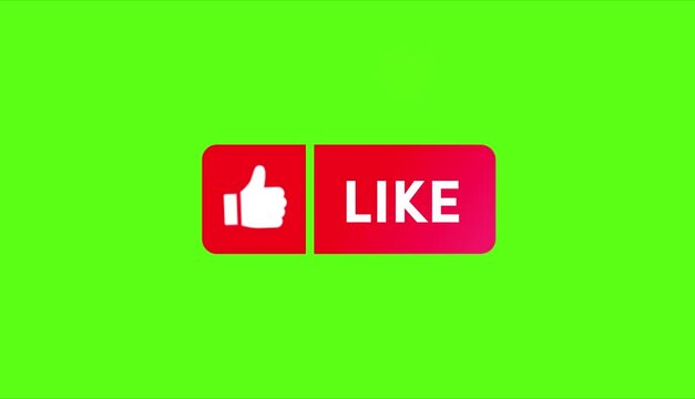 green screen like button