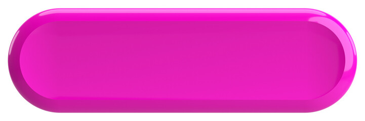 Fototapeta premium 3D button. Empty button. 3D illustration.