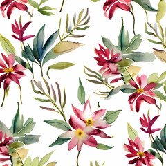 seamless floral background