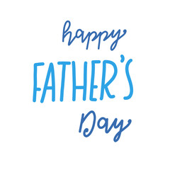 Vector of Happy Father's day calligraphy greeting card